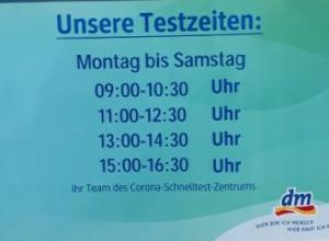 Neuer Standort neue Öffnungszeiten Testzentrum / COVID-19-Informationen